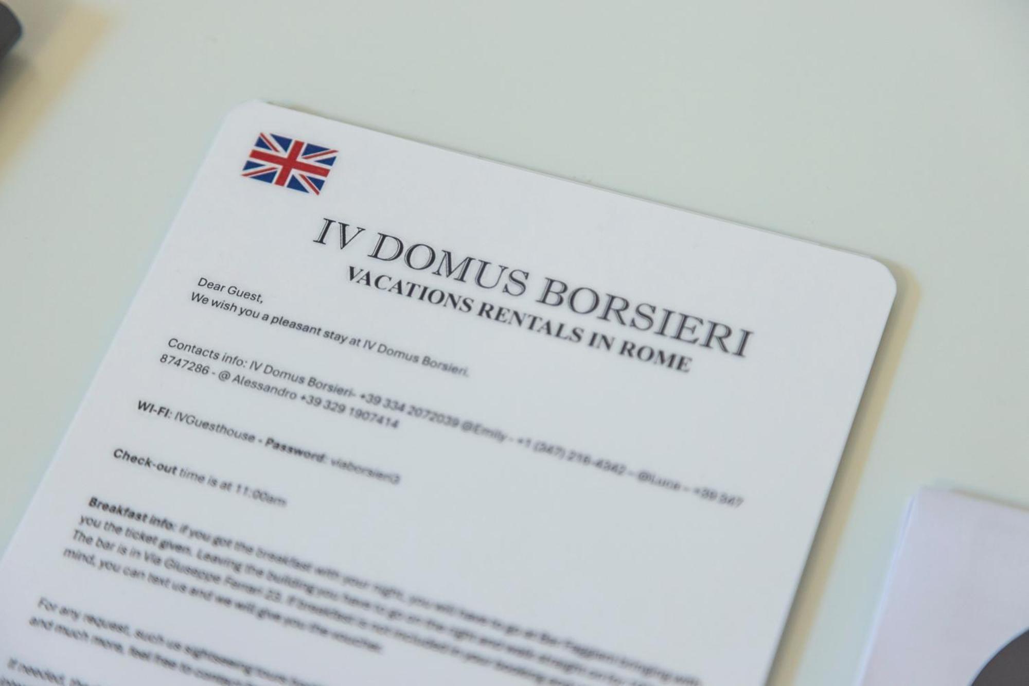 מלון רומא IV Domus Borsieri מראה חיצוני תמונה